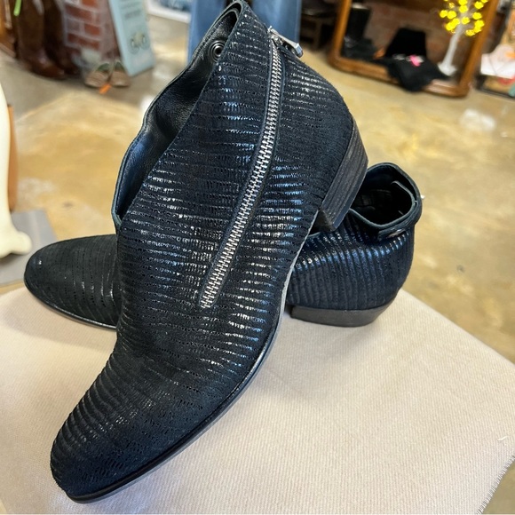 Lafayette Made in Italy Women’s Leather Bootie Boots Black sz 38 - Picture 7 of 13